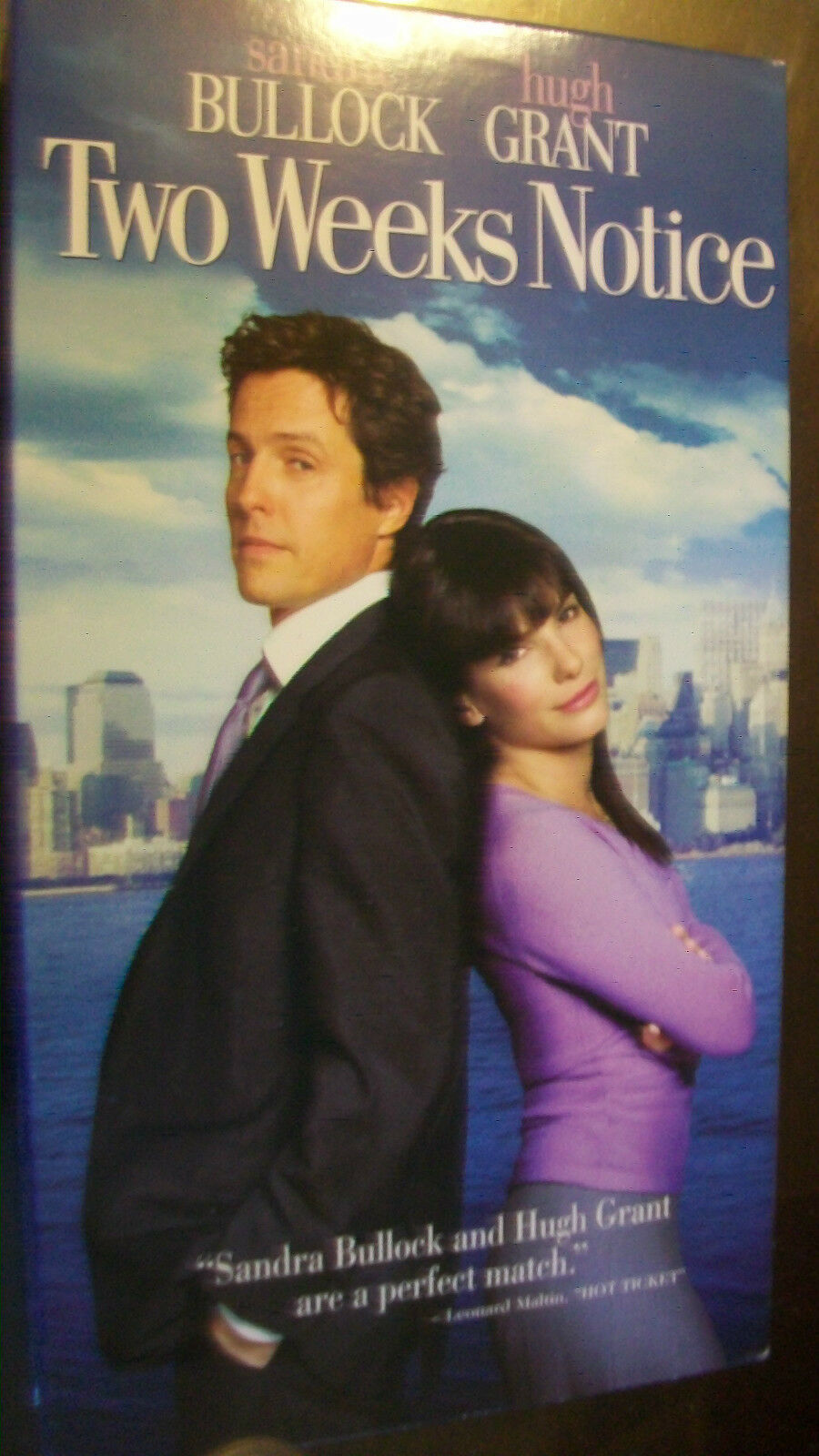 Two Weeks Notice (VHS, 2003) HUGH GRANT & SANDRA BULLOCK - VHS Tapes