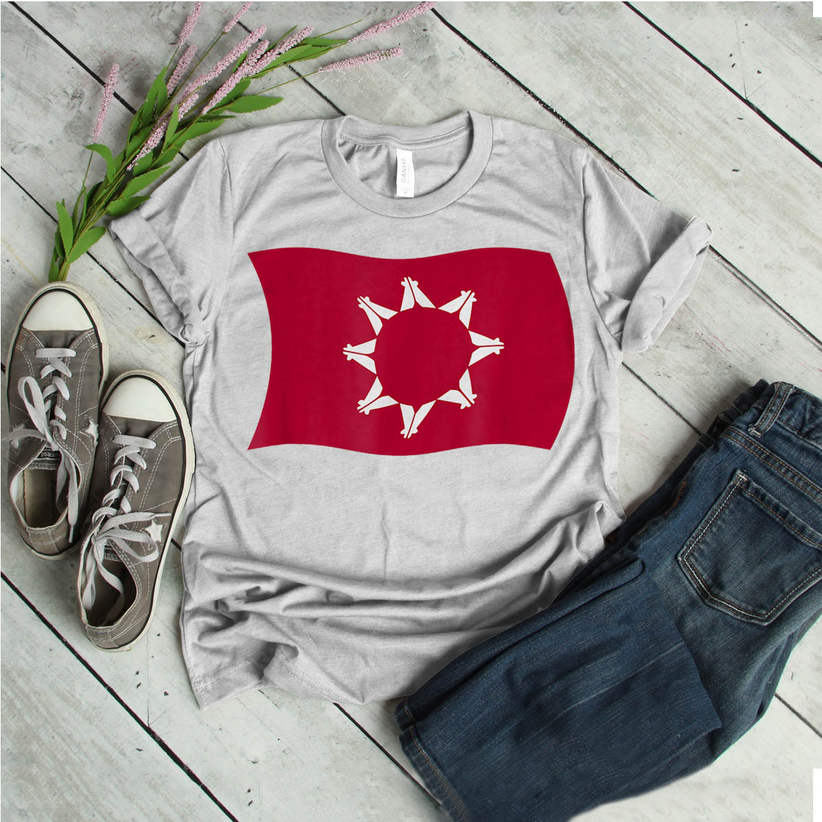 Flag Of The Oglala Lakota Sioux Pine Ridge Native American TShirt