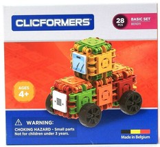Clicformers 801011 Basic Click Building Set 28 Multi Colored Pieces Ages 4 & Up