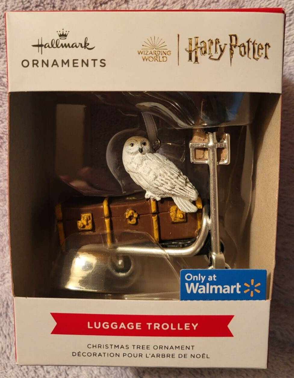 Hallmark 2022 Harry Potter Luggage Trolley Ornament - WalMart Exclusive ...