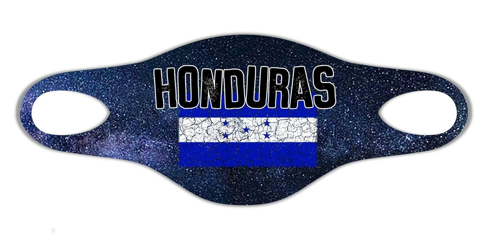 Honduras Flag Face Mask Protective Washable Reusable Unisex Breathable Printed