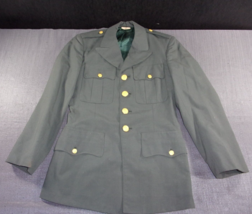 1968 Vietnam Era Class A Dress Green Jacket Coat Uniform AG-344 36S / 36 Short - $72.89