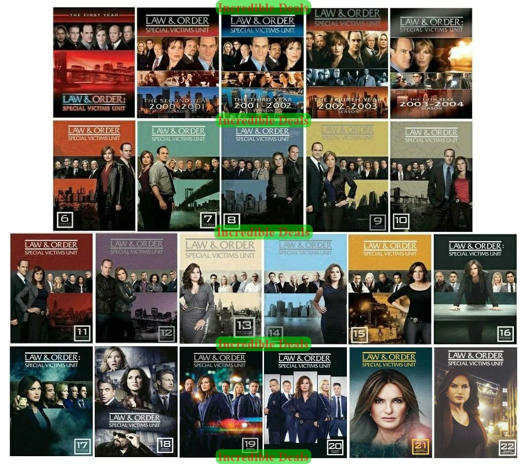 Primary image for Law and & Order SVU Complete Series Seasons 1 Through 22 DVD Set New Sealed 1-22