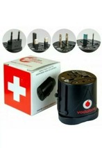 UNIVERSAL PLUG ADAPTER FOR TRAVEL COVERS 150+ COUNTRIES, Swiss Travel - £8.04 GBP