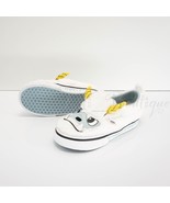 No Box Vans Toddler Slip-On V Yeti Shoes Sneaker Canvas White Blue Multi... - $34.95