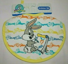 Baby Bib Looney Tunes Bugs Bunny NEW Dribbler Drooler Soft Fabric Front ... - $20.74