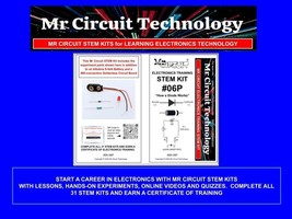 Learn Basic Electronics  - STEM KIT #06-P - &quot;How a Diode Works&quot; - Mr Ckt - $7.95