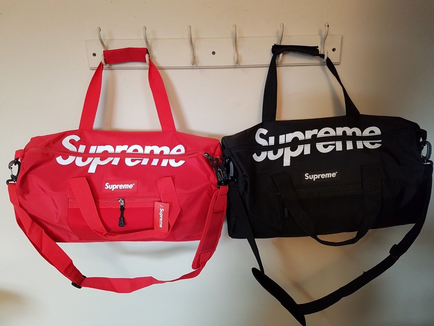 Supreme Duffle Duffel Gym Bag Pack Classic Logo Best Quality Fast US Backpack - Backpacks, Bags ...
