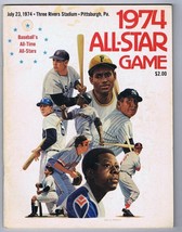 ORIGINAL Vintage 1974 MLB All Star Game Program Pittsburgh Steve Garvey MVP