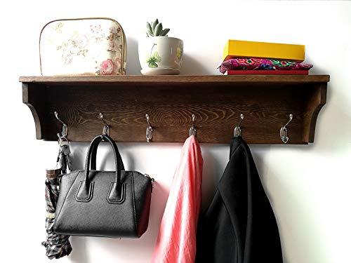 X-dodd Entryway Organization Solid Wood Coat Rack Wall Mounted Hook ...