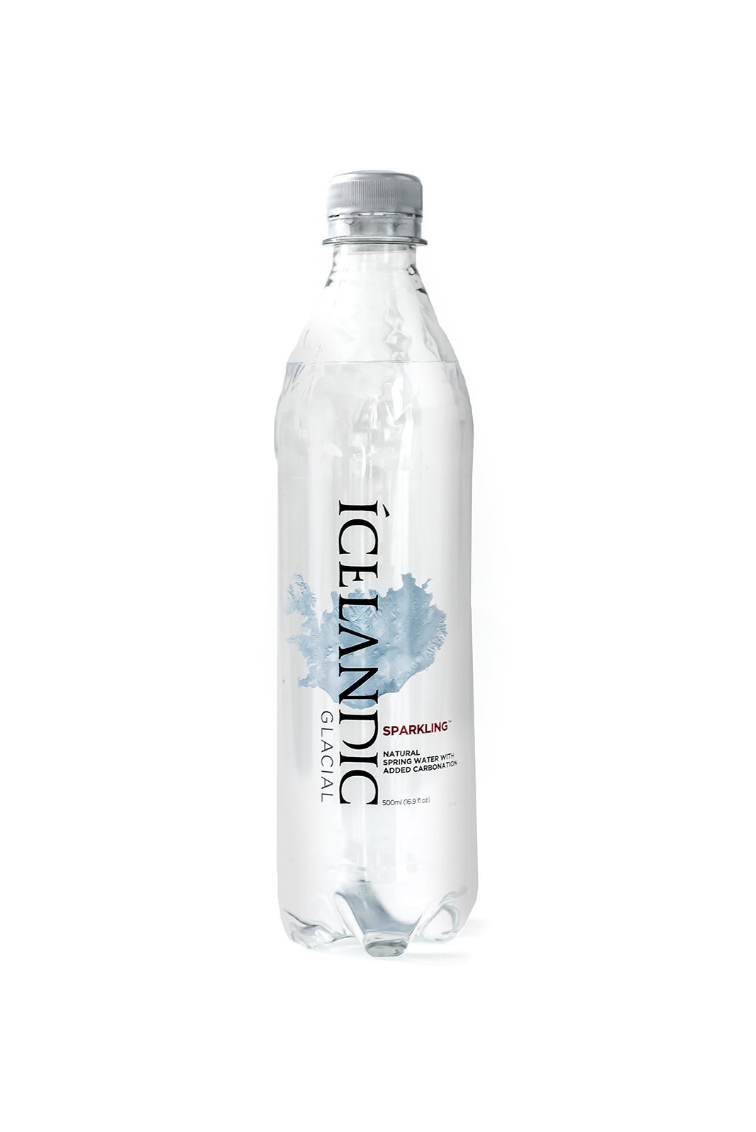 Icelandic Glacial Sparkling Water, 500 Milliliter, 24 Count Unflavored