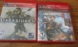 Lot Of 2 PS3 Games Uncharted 2 and Dark Siders - $14.99