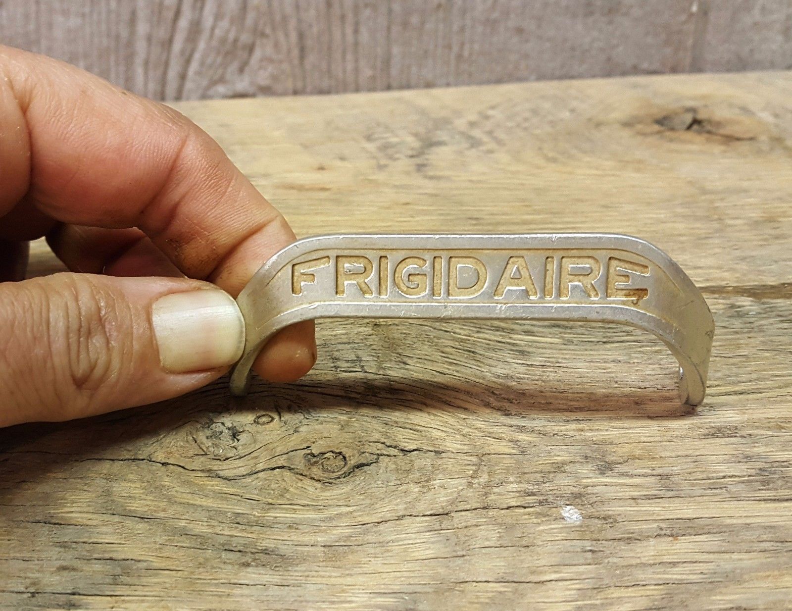 Antique Vintage Frigidaire Refrigerator Cast Aluminum Handle Pull 3-1/4 ...