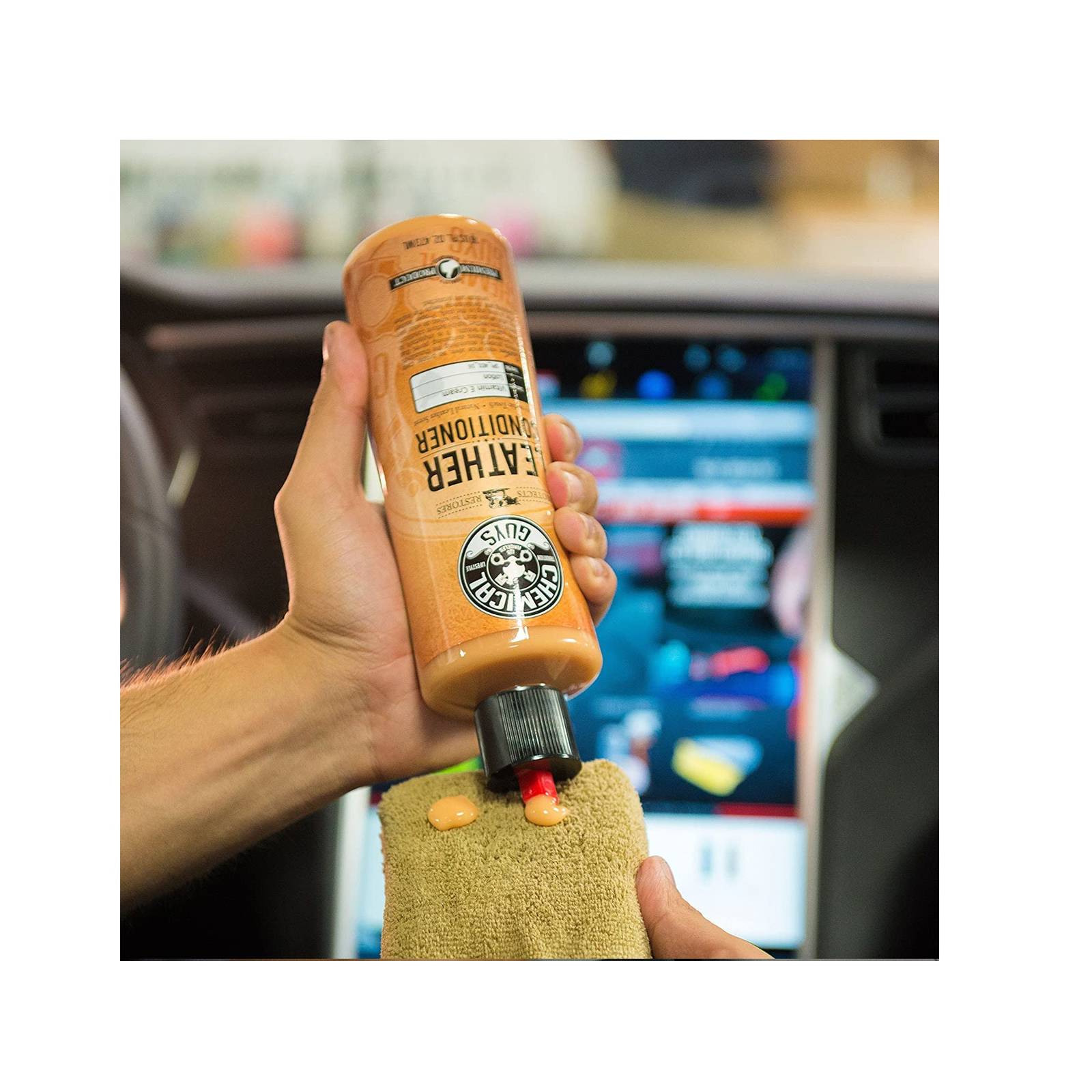 Chemical Guys Leather Cleaner and Conditioner Complete Leather Care Kit