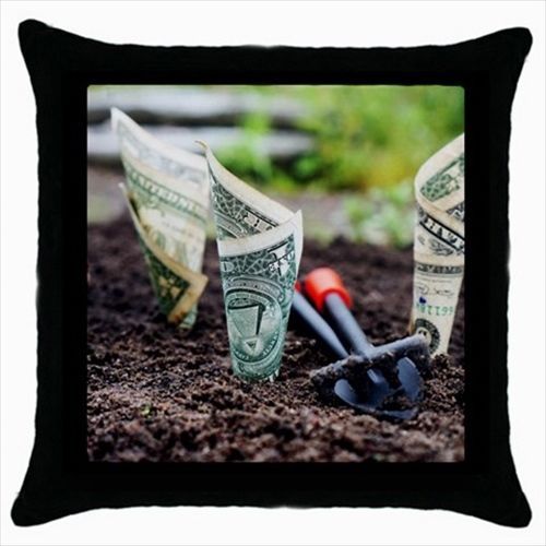 Investing Money Throw Pillow Case Pillows