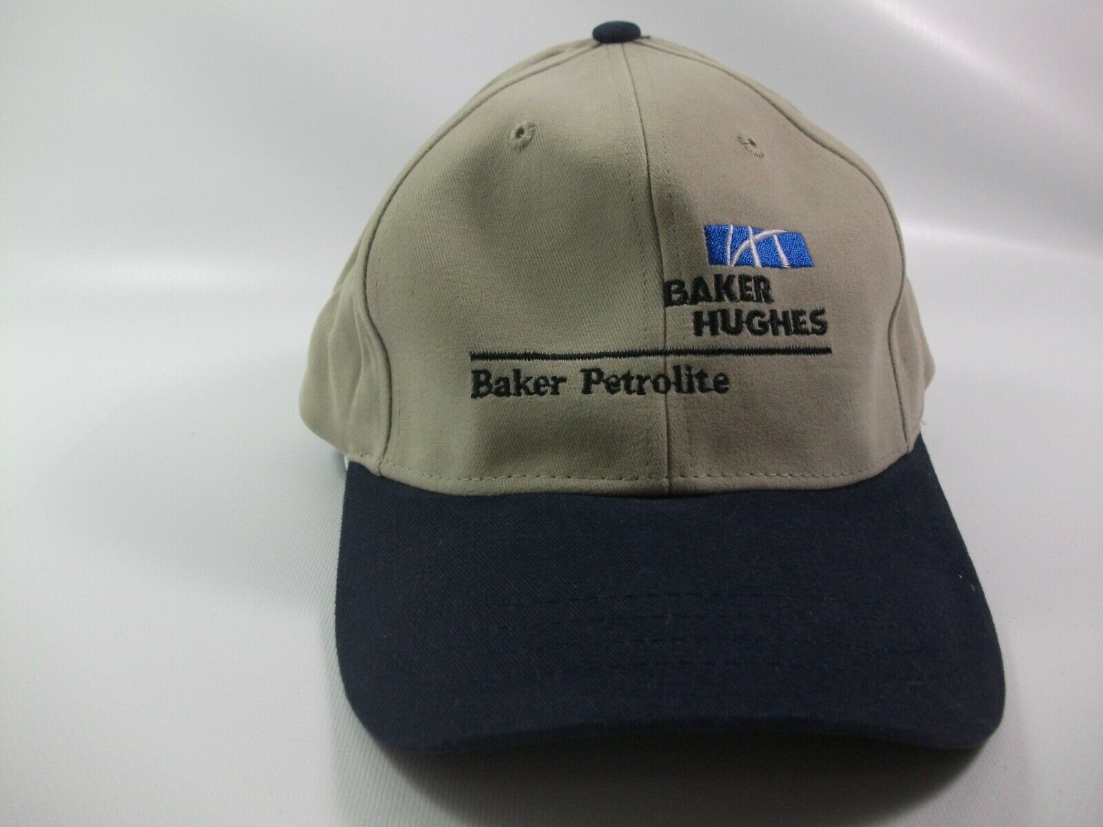 Baker Hughes Petrolite Hat Beige Blue Strapback Baseball Cap - Men's ...