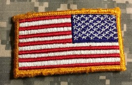 U.S. American Flag Patch Hook & Loop Backing (Velcro) - $1.98