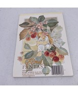 Vintage Floral Fantasy Writing Tablet Stuart Hall Co. 66 Sheets Fairy Li... - $18.69