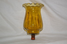 Homco Amber Sconce Votive Cup Candle Holder Gold Home Interiors &amp; Gifts  - $7.00