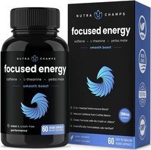 Caffeine Pills with L-Theanine for Focused Energy | Smooth &amp; Clean Energy - $52.92
