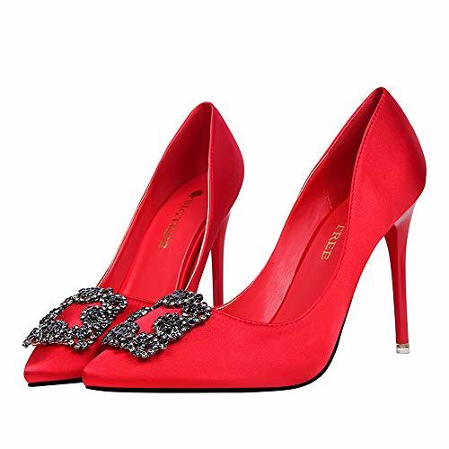 Lady Dress Shoes Women Pumps Heels Festival Party Wedding Shoes ...