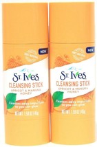 2 Ct St Ives 1.59 Oz Apricot & Manuka Honey Refresh Dull Skin Cleansing Stick