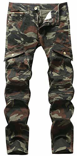 men's tapered camo training pants