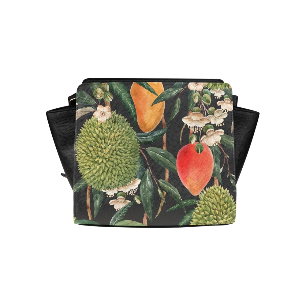 Durian Flower Beautiful Satchel Bag Crossbody Bags Travel Tote Bags ...