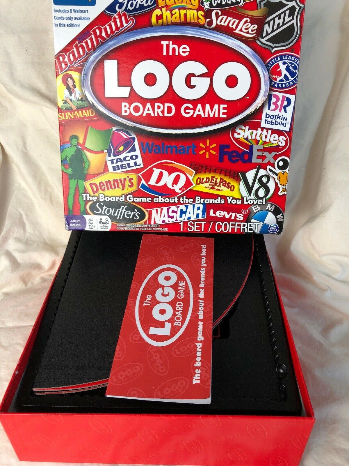 The LOGO Board Game By Spin Master The Board Game About The Brands You