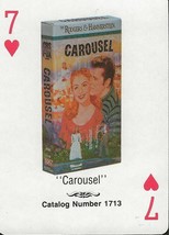 Carousel RARE 1988 CBS Fox Promotional Playing Card Shirley Jones - $19.79