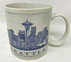 Starbucks Seattle Hometown Coffee Mug Cup Architectural Skyline 2011 - 18 oz - $28.04
