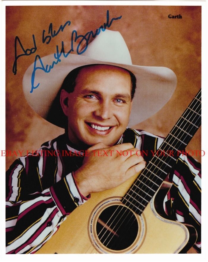 GARTH BROOKS SIGNED AUTOGRAPHED 8x10 RP PUBLICITY PHOTO GREAT COUNTRY