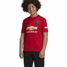 adidas Youth Soccer Manchester United Home Jersey Youth Small Red/Black - $42.27