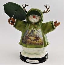 Bradford Exchange Rain Deer Heirloom Classic Snowman Deer Friends #5 Hun... - $69.30