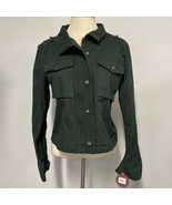 SO Emerald Green Denim Utility Jacket Junior Small, NWT - $28.49