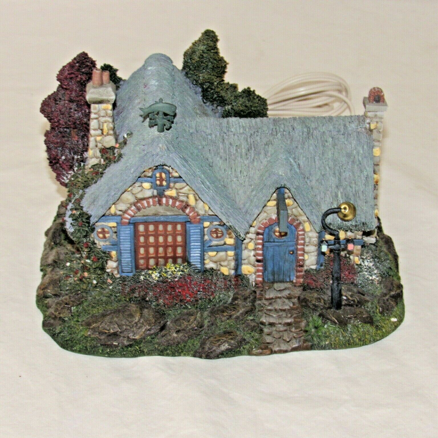 Thomas Kinkade Seaside Bait Tackle Shop Hawthorne Village Building