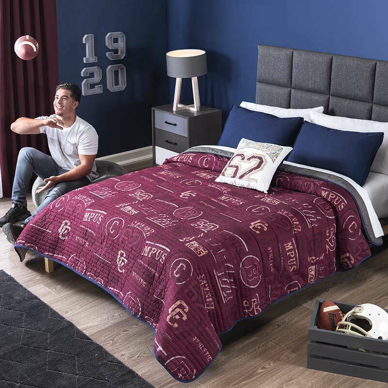 Minneapolis Campus Teens Reversible Comforter & Sheet Set 6PCS Twin Size - $108.90