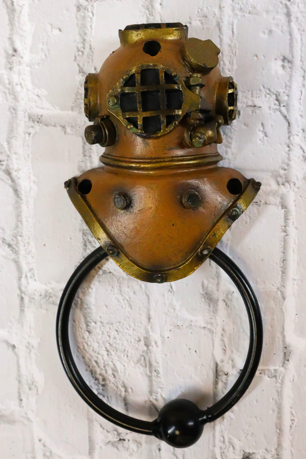 Nautical Marine Steampunk Submarine Diving Helmet Decorative Door Knocker