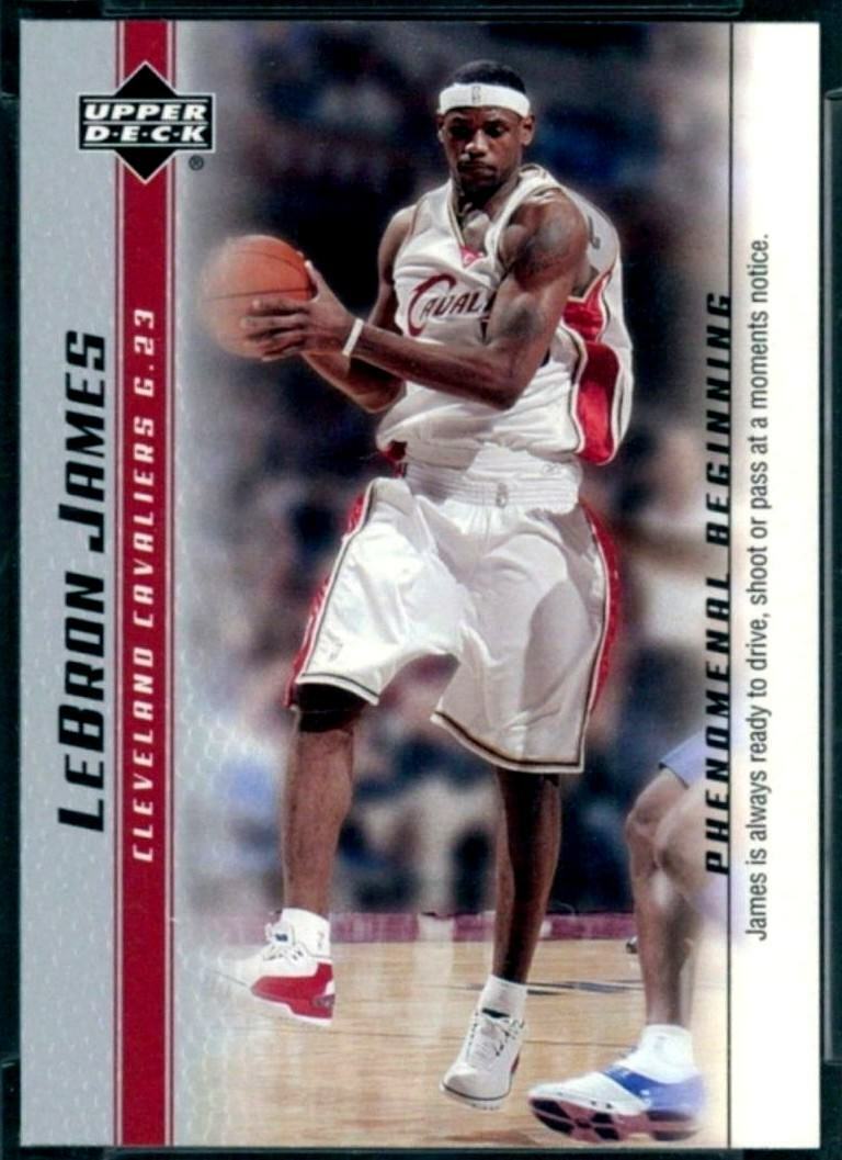 upper deck 2004 lebron james