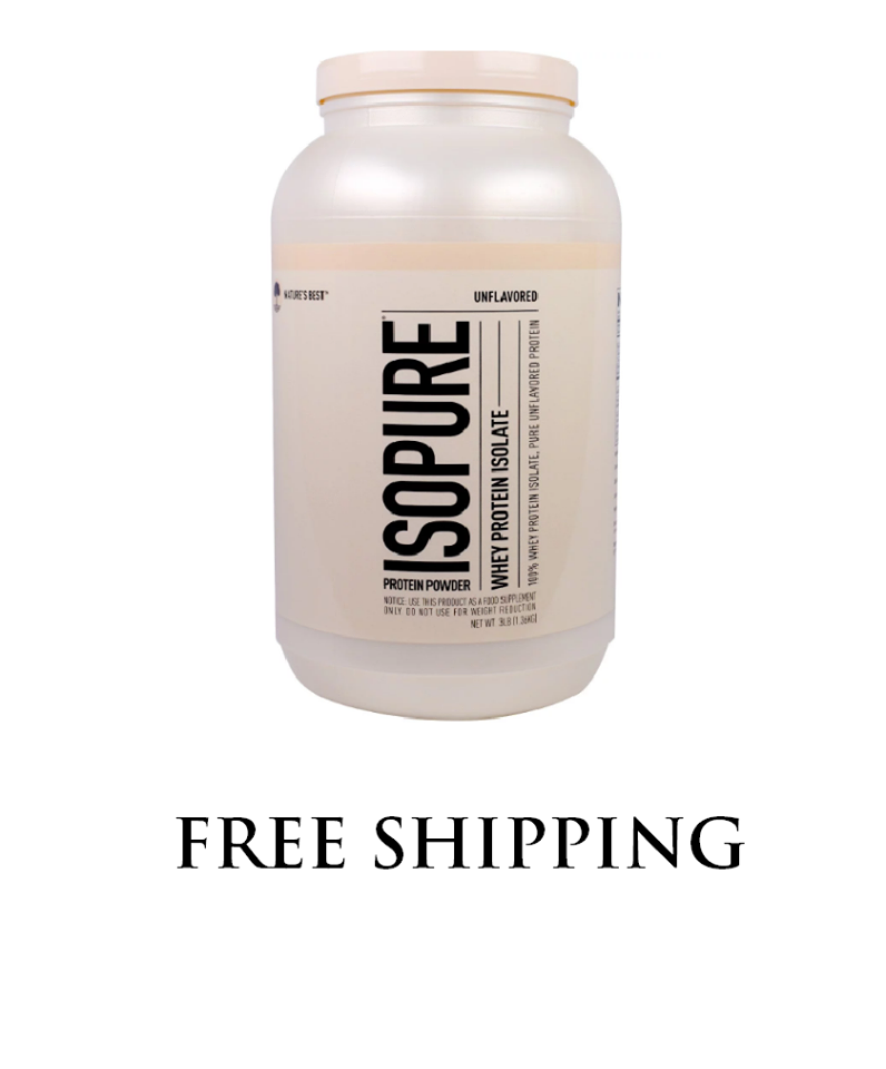 Isopure Whey Protein Isolate Unflavored - 3 Lb