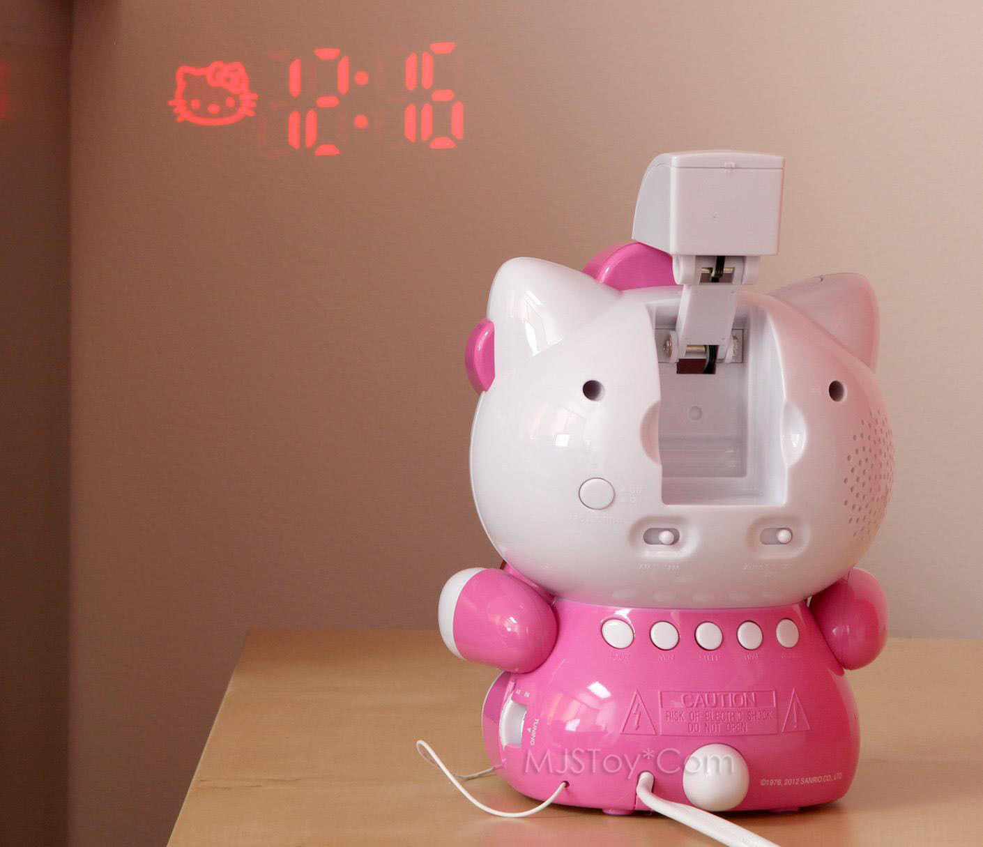 hello kitty projection alarm clock