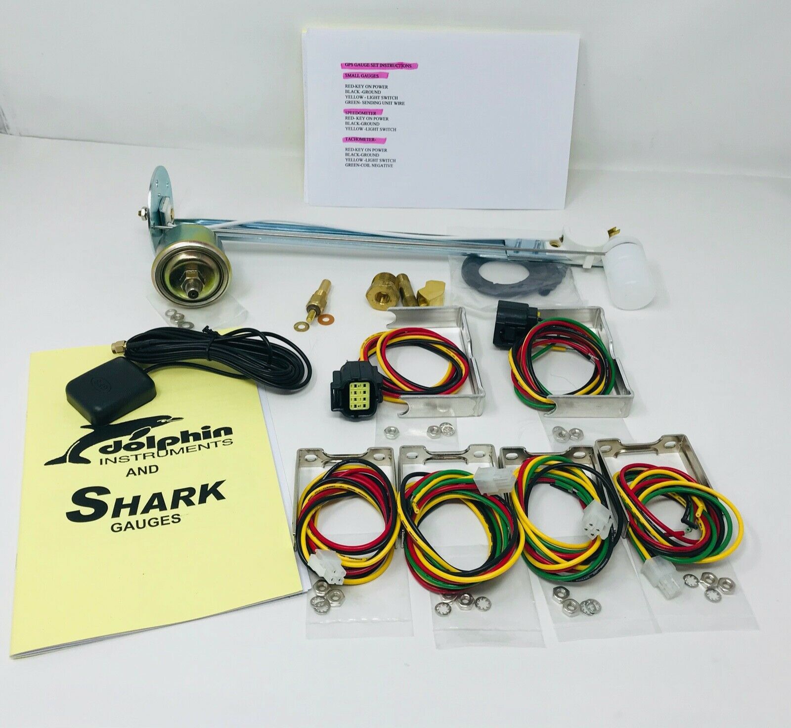 6 gauge black gps speedometer gauge set STREET ROD HOT ROD, UNIVERSAL