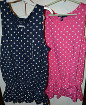 Gap Kids Top Size XL 12 Nwt  Pink or Blue Polka Dots &amp; Bow - $15.99