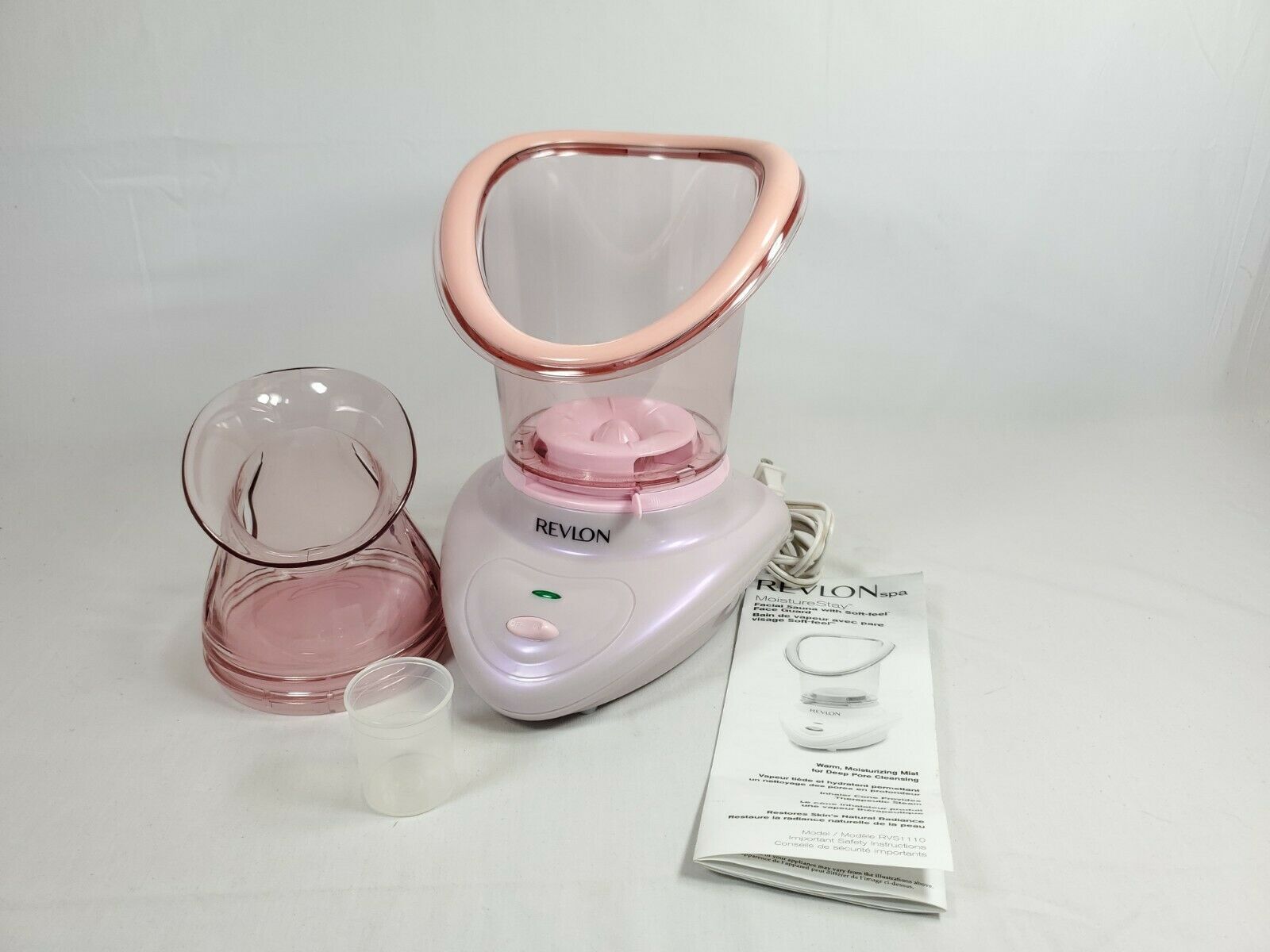 Revlon Spa Moisture Stay Facial Sauna Steamer/ Inhaler RVS1110 Home