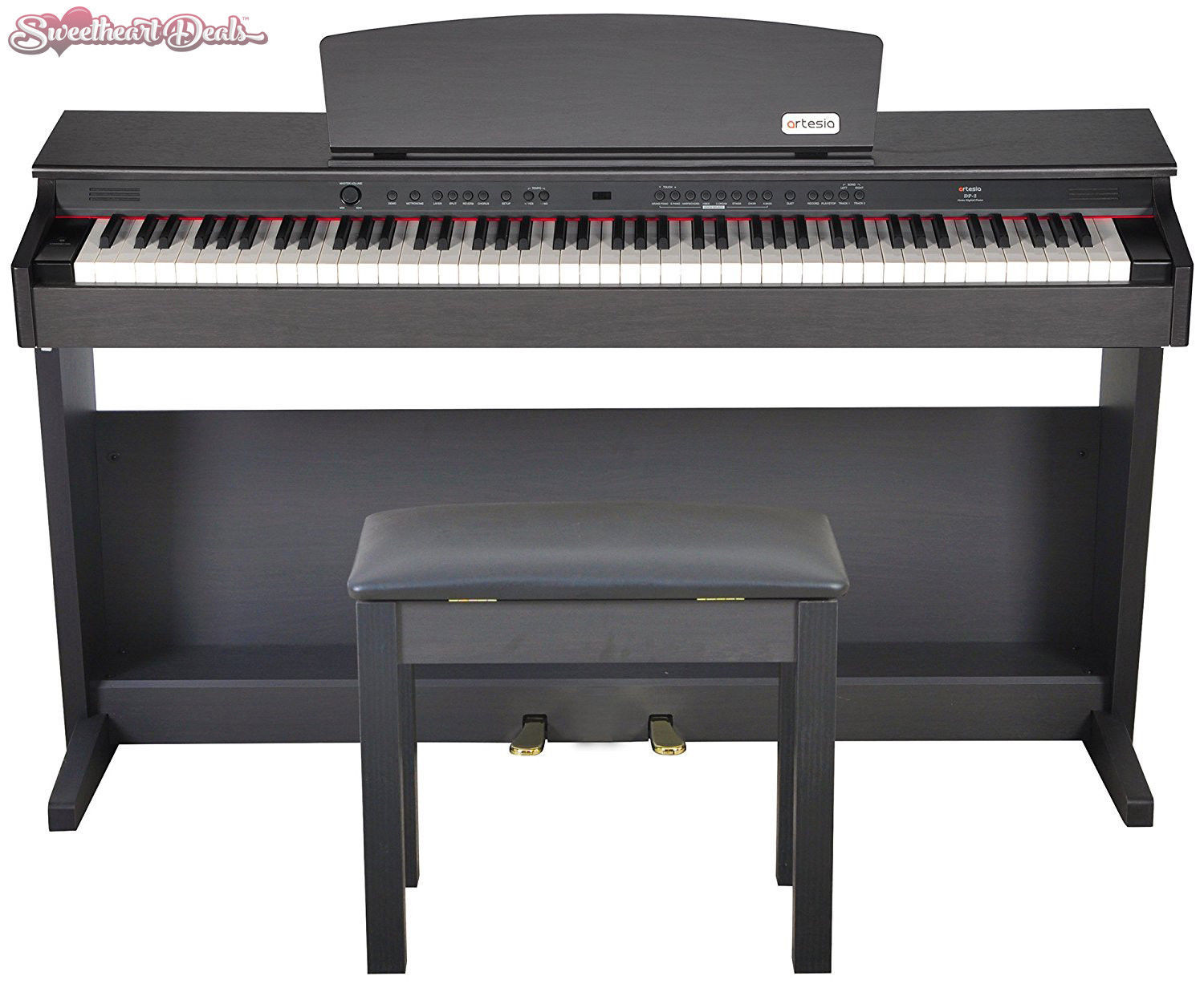 artesia-dp-2-series-88-weighted-keys-traditional-digital-piano-w-bench