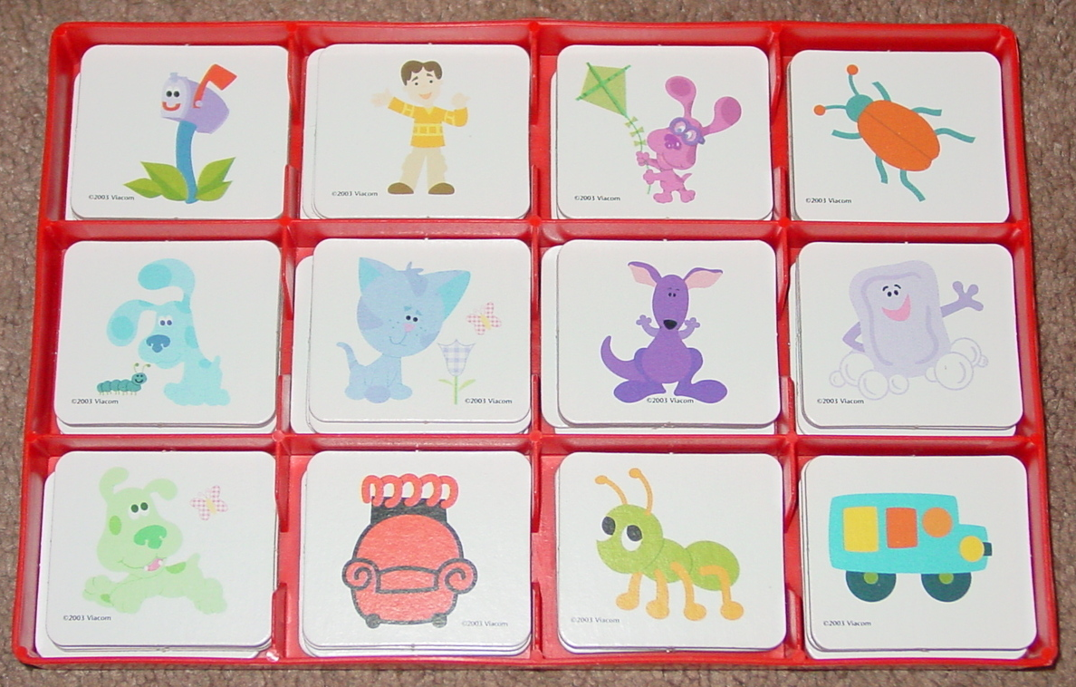 Memory Game Blues Clues 2003 Milton Bradley and 50 similar items