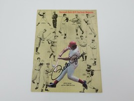 1978 Cincinnati Reds Yearbook Pete Rose Autograph Signed Cover MLB Baseball Hits - $74.99