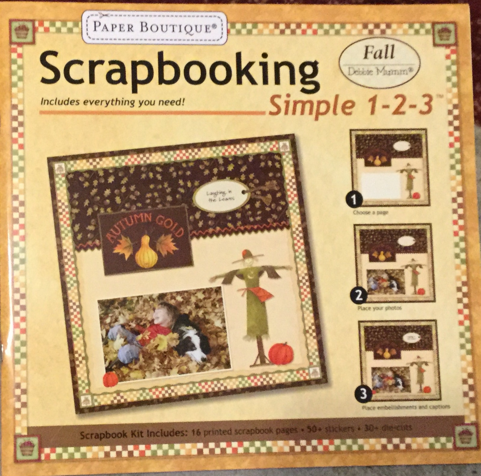 Paper Boutique Simple 123 Scrapbooking Kit Fall by Debbie Mumm