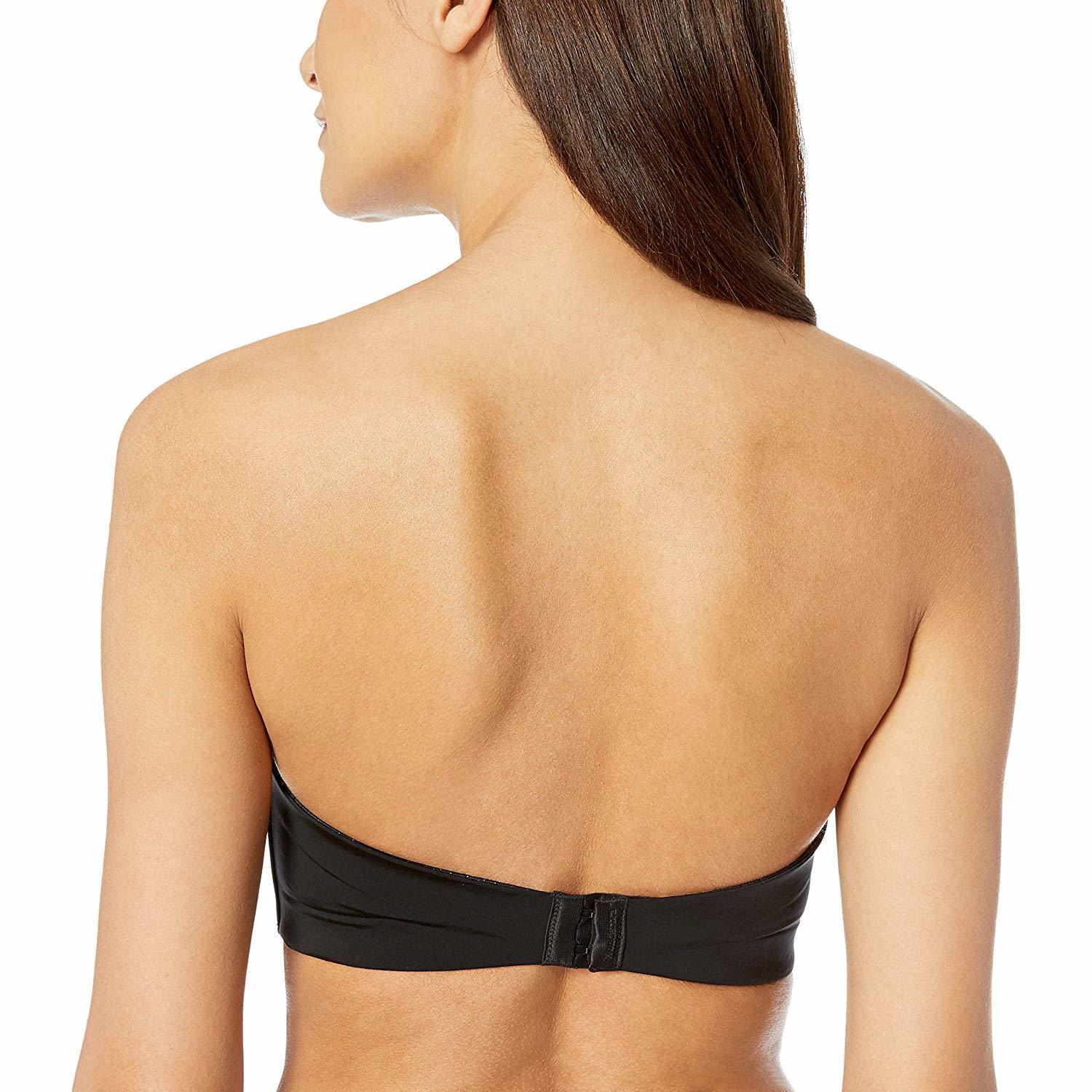 Wonderbra BLACK Ultimate PushUp Strapless Bra, US 34D, UK 34D Bras