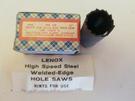 Lenox High Speed 7/8" Hole Saw 14L Original Box And Instructions - $9.99